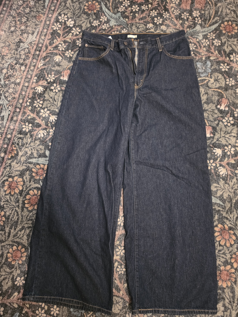Levi's Dark Indigo Wide-Leg Women's Jeans